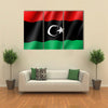 The Vector Illustration Of The Flag Of The Libya, Multi Panel Canvas Wall Art