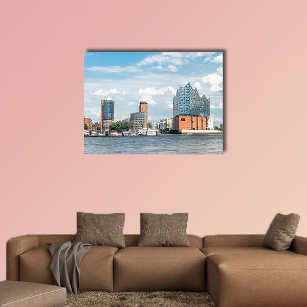 Hamburg, Elbphilharmonie, storage city multi panel canvas wall art