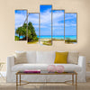 Beautiful View Tabuaeran, Fanning Island, Republic of Kiribati Multi Panel Canvas Wall Art