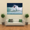 Quinn of New Zealand participates surfest professional surfing competition Multi panel canvas wall art