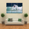 Quinn of New Zealand participates surfest professional surfing competition Multi panel canvas wall art