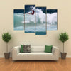 Quinn of New Zealand participates surfest professional surfing competition Multi panel canvas wall art