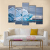 Huge iceberg in Antarctica, dark sky multi panel canvas wall art