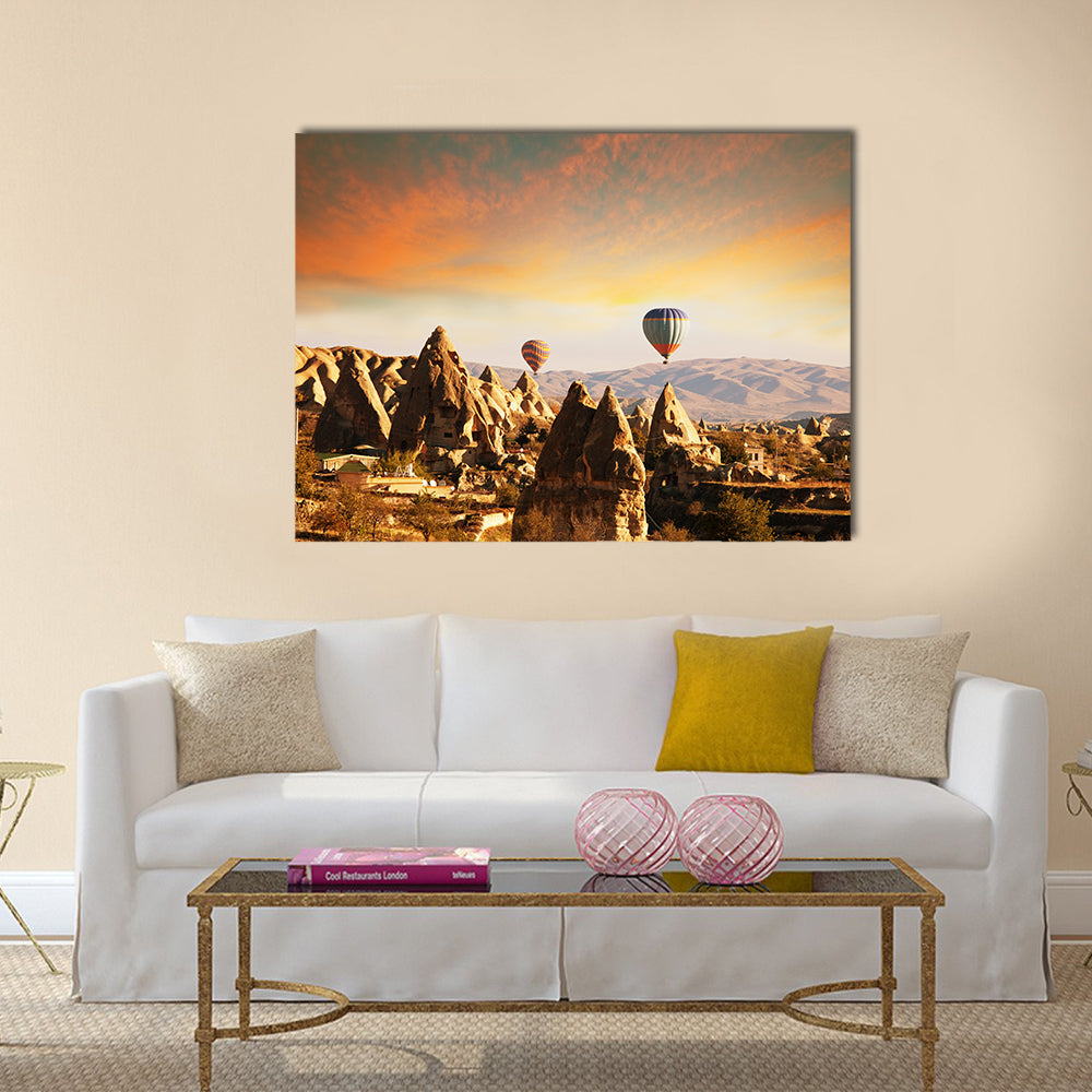 Cappadocia in Turkey, Multi Panel Canvas Wall Art