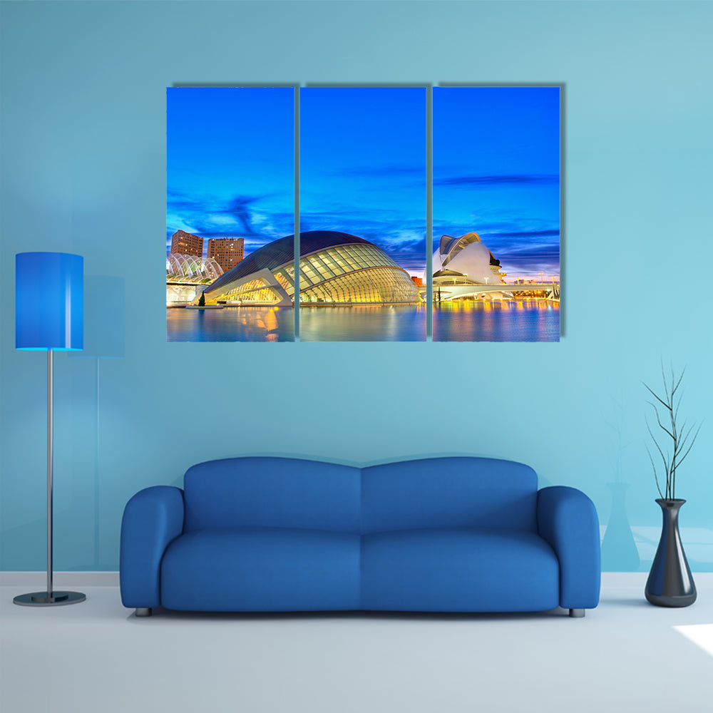 The City of Arts and Sciences, the Valencia, Spain multi panel canvas wall art