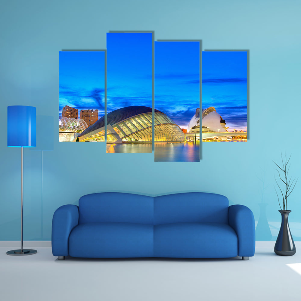 The City of Arts and Sciences, the Valencia, Spain multi panel canvas wall art