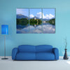 A view of Lake Bled in Slovenia multi panel canvas wall art