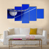 Image of a ping-pong ball with a racket on a table.multi panel canvas wall art