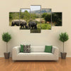 White Rhino in the Krueger National Park Multi panel canvas wall art