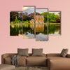 Bruges cityscape with Minnewater Lake, Flanders, Belgium canvas wall art