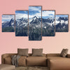 Panorama view of Bernese Alps from Schilthorn multi panel canvas wall art