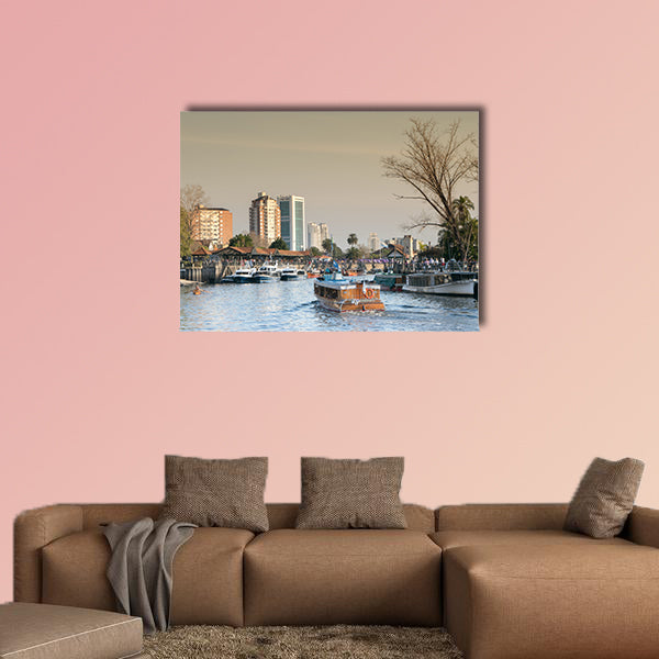 Tigre River, in Tigre City, Buenos Aires, Argentina multi panel canvas wall art