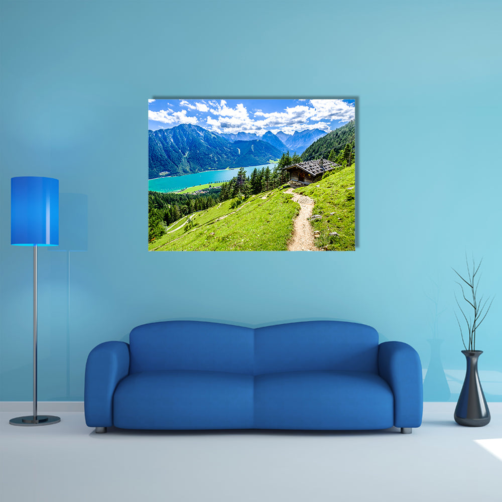 Acehnese Lake in the Austria multi panel canvas wall art