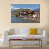 Punakha dzong in Bhutan Multi panel canvas wall art