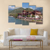 Punakha dzong in Bhutan Multi panel canvas wall art