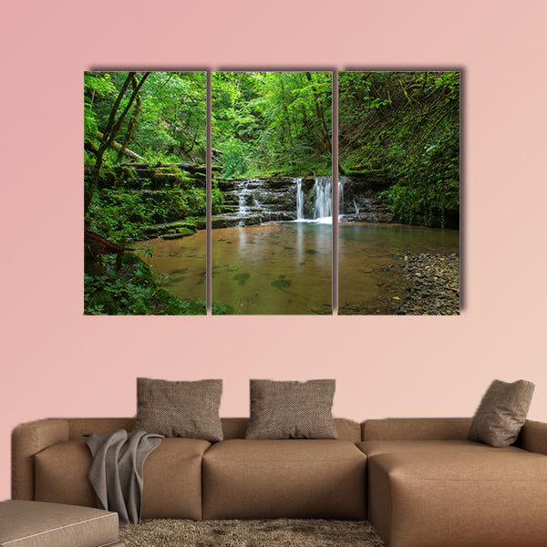 Gauchach Gorge, Black Forest, Germany multi panel canvas wall art