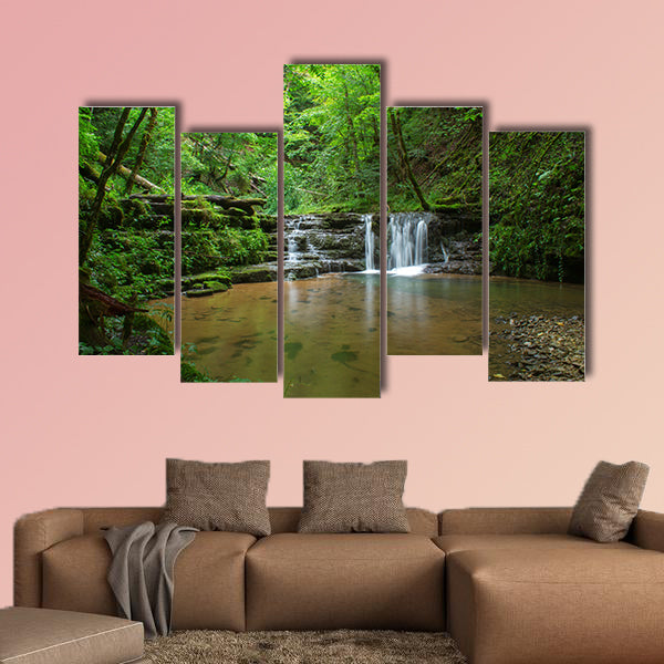 Gauchach Gorge, Black Forest, Germany multi panel canvas wall art
