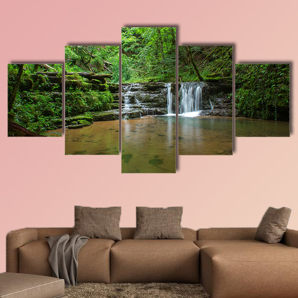 Gauchach Gorge, Black Forest, Germany multi panel canvas wall art