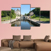 Rideau Canal Locks in Ottawa Ontario Canada Multi panel canvas wall art