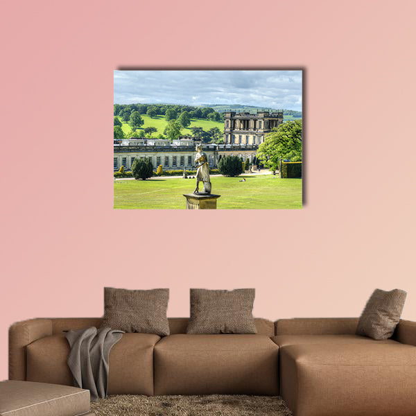 Chatsworth House, Derbyshire, Britain Multi panel canvas wall art