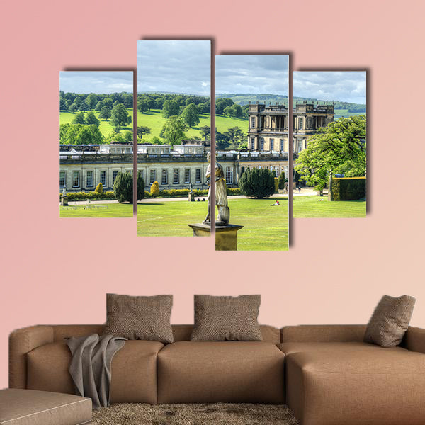 Chatsworth House, Derbyshire, Britain Multi panel canvas wall art