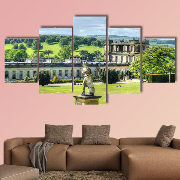 Chatsworth House, Derbyshire, Britain Multi panel canvas wall art