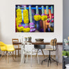 Colorful Marigold Flower For A Hindu Religious Ceremony Multi Panel Canvas Wall Art