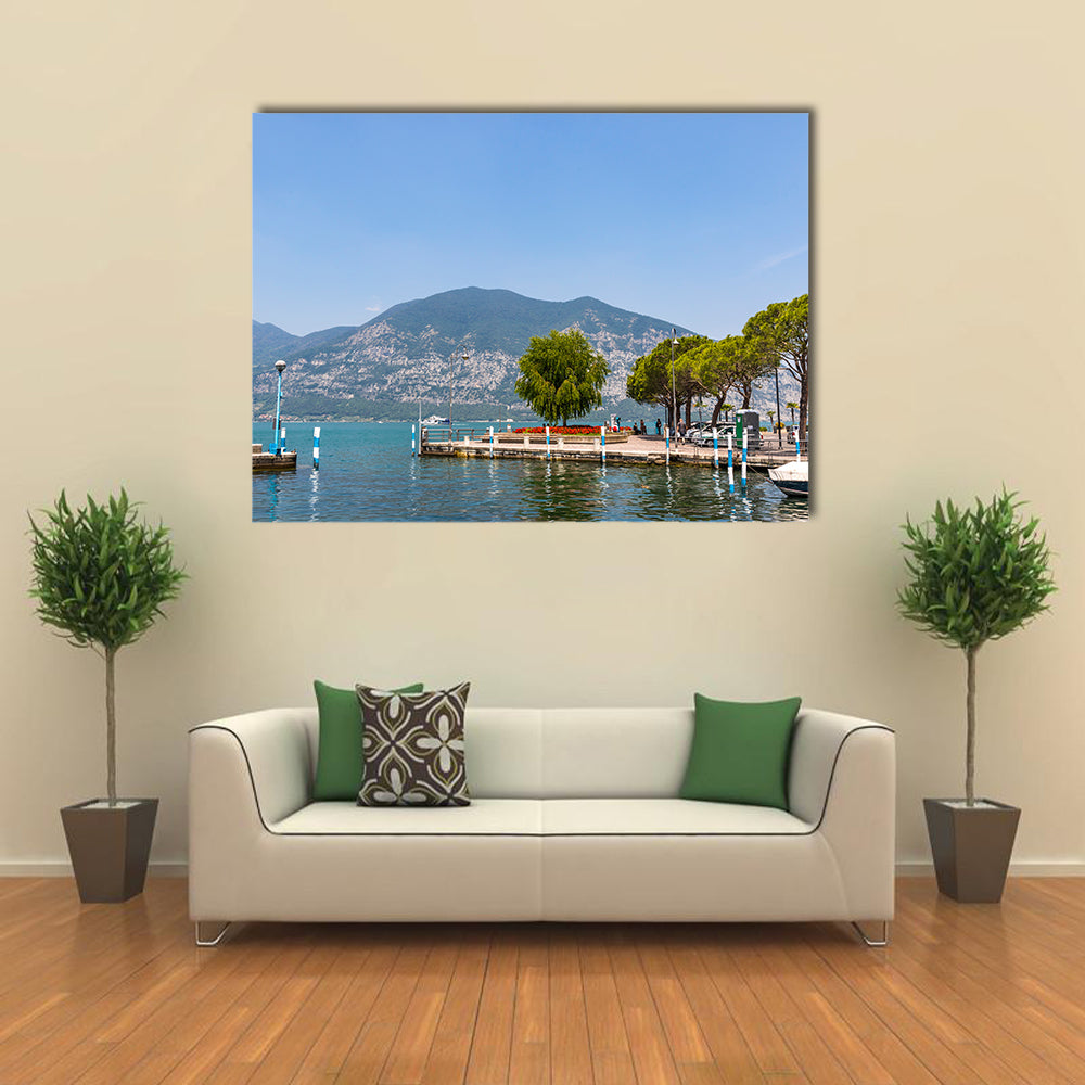 Iseo lake, Lombardy, Italy multi panel canvas wall art
