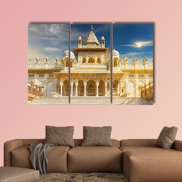 The Jaswant Thada is a cenotaph located in Jodhpur, multi panel canvas wall art