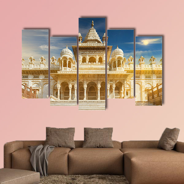 The Jaswant Thada is a cenotaph located in Jodhpur, multi panel canvas wall art