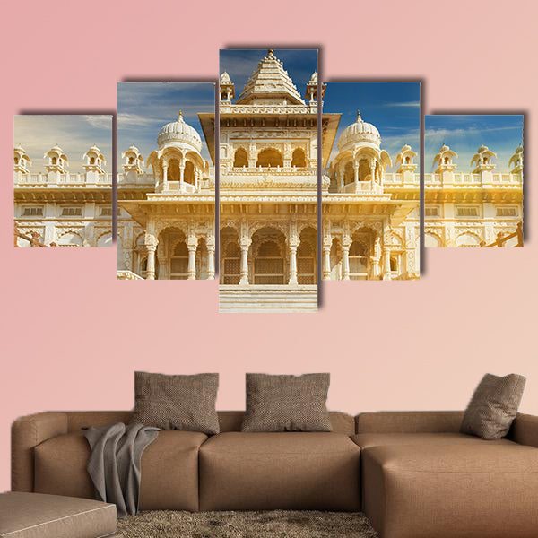 The Jaswant Thada is a cenotaph located in Jodhpur, multi panel canvas wall art