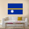 Flag of Nauru Multi panel canvas wall art