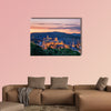 Sunset over Budapest multi panel canvas wall art