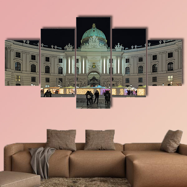 Imperial and Royal Christmas market at Michaelerplatz nearby the Hofburg Palace