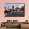 The main square of Krakow, Poland multi panel canvas wall art