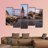 The main square of Krakow, Poland multi panel canvas wall art