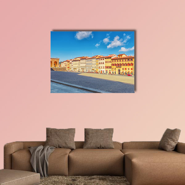 Pitti Square (Piazza pitti) in Florence, Italy multi panel canvas wall art