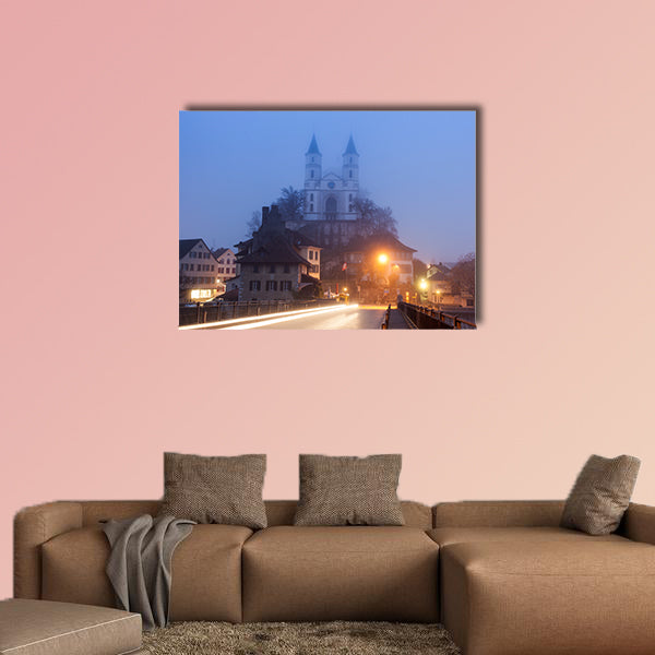 Reformed Church in Aarburg, Aarburg, Aargaua, Switzerland multi panel canvas wall art