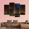 Riyadh at night multi panel canvas wall art