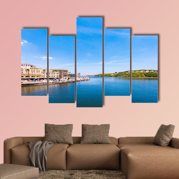 View of the Malecon embankment multi panel canvas wall art