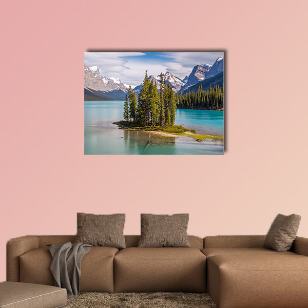 Famous and iconic, Spirit Island in all her glory Multi panel canvas wall art