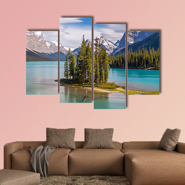Amous and iconic, Spirit Island in all her glory Multi panel canvas wall art