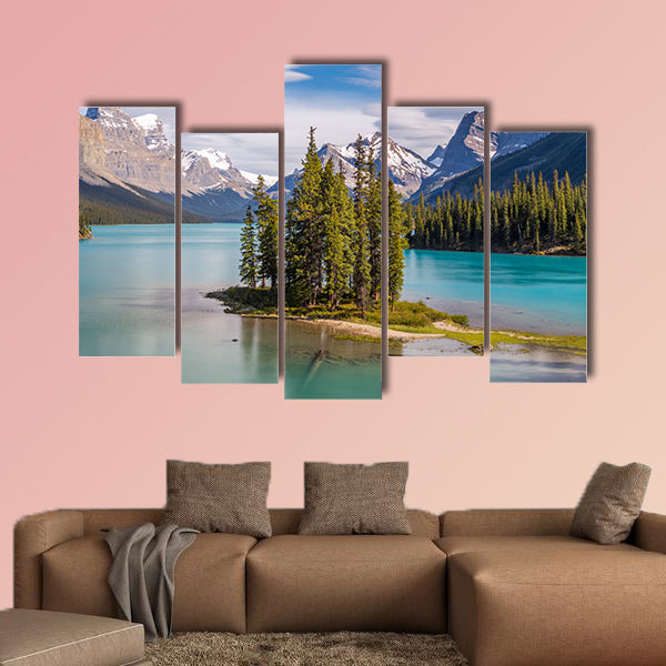 Amous and iconic, Spirit Island in all her glory Multi panel canvas wall art