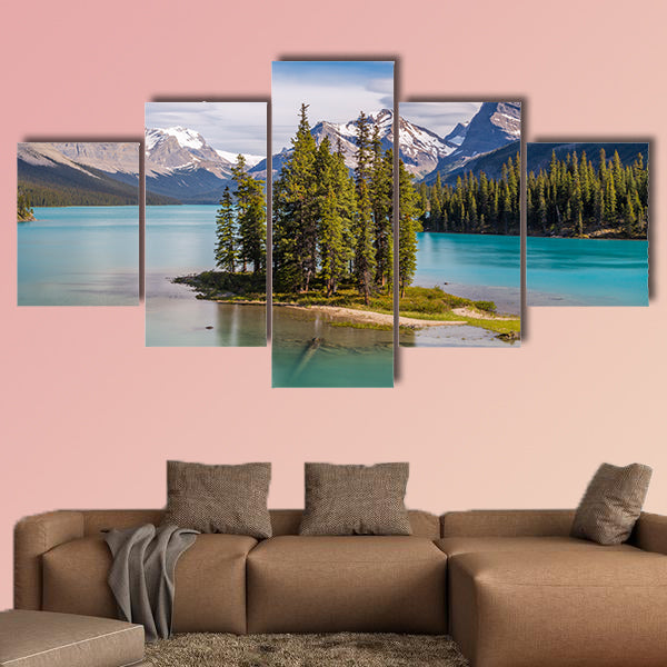 Famous and iconic, Spirit Island in all her glory Multi panel canvas wall art