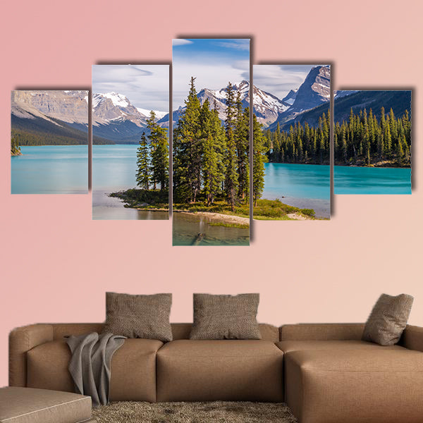 Amous and iconic, Spirit Island in all her glory Multi panel canvas wall art