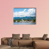 Tourist boats waiting for tourists in the state of Rio de Janeiro, Brazil multi panel canvas wall art