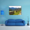 Rests from the Incas time over the mountain in Peru Multi Panel Canvas Wall Art