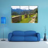 Rests from the Incas time over the mountain in Peru Multi Panel Canvas Wall Art