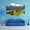 Rests from the Incas time over the mountain in Peru Multi Panel Canvas Wall Art