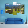 Rests from the Incas time over the mountain in Peru Multi Panel Canvas Wall Art